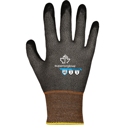 Gants ultra-minces r&eacute;sistants &agrave; la coupe S21TAXRFN , Taille 5, Calibre 21, Rev&ecirc;tement Mousse de nitrile, Enveloppe en TenActiv, ASTM ANSI niveau A5 Moffatt Supply & Specialties