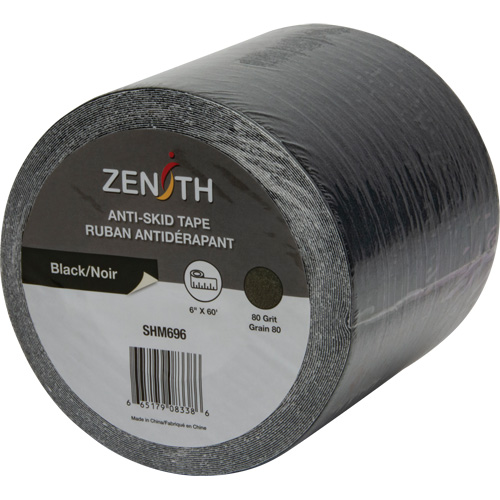 Anti-Skid Tape, 6" x 60', Black Moffatt Supply & Specialties