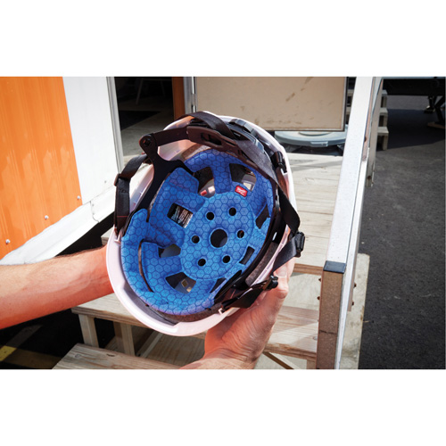 BOLT Safety Helmet Cooling Liner, Blue Moffatt Supply & Specialties
