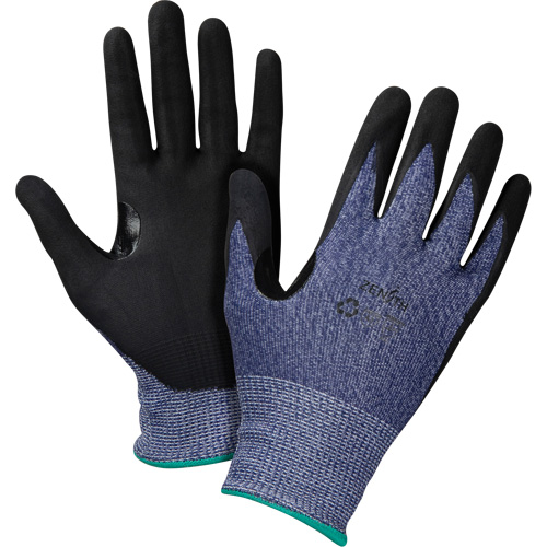 Cut-Resistant Gloves, Size Small, 15 Gauge, Foam Nitrile Coated, HPPE Shell, ASTM ANSI Level A3 Moffatt Supply & Specialties