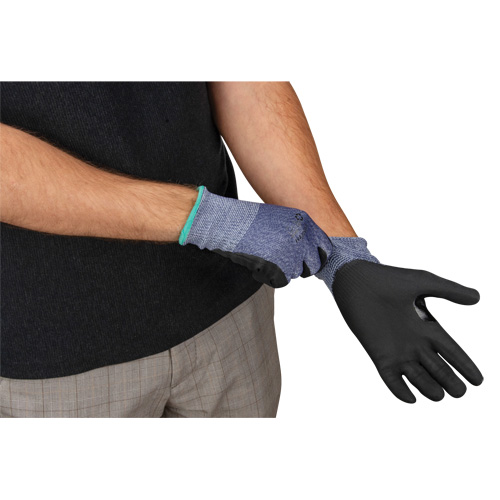 Cut-Resistant Gloves, Size Small, 15 Gauge, Foam Nitrile Coated, HPPE Shell, ASTM ANSI Level A3 Moffatt Supply & Specialties