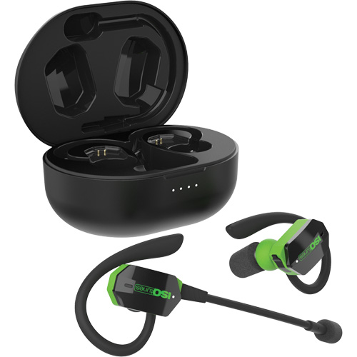 &eacute;couteurs Bluetooth UltraComm Aware noir & vert Moffatt Supply & Specialties