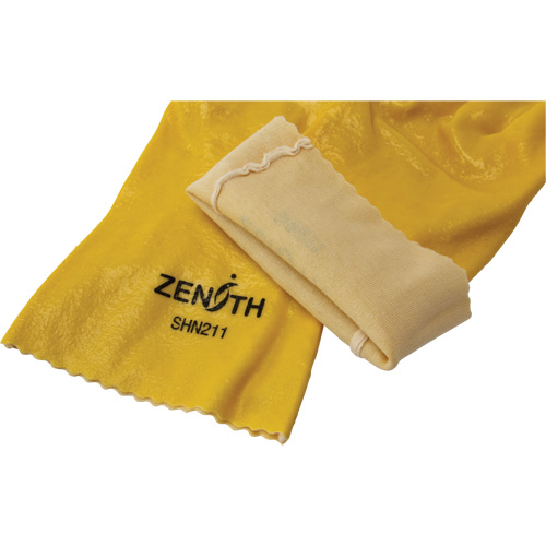 Rough-Finish Chemical-Resistant Gloves, Size 9, 12" L, PVC, Interlock Inner Lining, 47-mil Moffatt Supply & Specialties