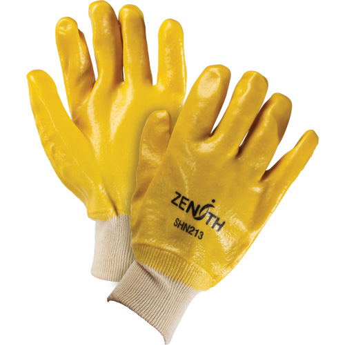 Rough-Finish Chemical-Resistant Gloves, Size 9, 10" L, PVC, Interlock Inner Lining, 47-mil Moffatt Supply & Specialties
