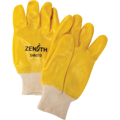 Rough-Finish Chemical-Resistant Gloves, Size 9, 10" L, PVC, Interlock Inner Lining, 47-mil Moffatt Supply & Specialties