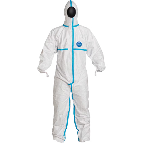 Hooded Coveralls, Small, White, Tyvek&reg; 600 Moffatt Supply & Specialties