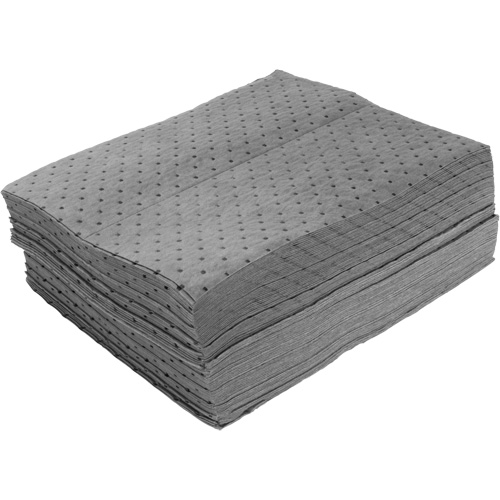 Bonded Sorbent Pads, Universal, 15" x 19", 8 gal. Absorbancy Moffatt Supply & Specialties