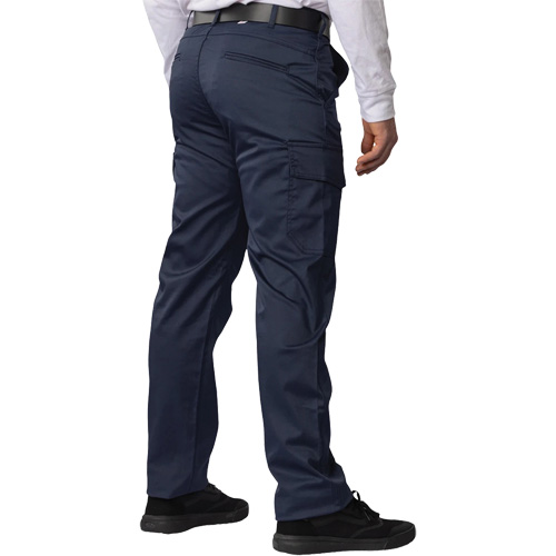 Big Flex Cargo Pants, Poly-Cotton/Spandex, Navy Blue, Size 54, 30 Inseam Moffatt Supply & Specialties
