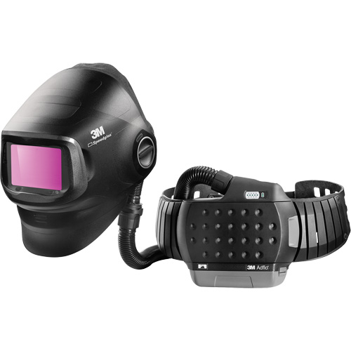 Speedglas G5-01 Heavy-Duty Welding Helmet with Adflo PAPR Assembly, Welding Helmet, Lithium-Ion Battery Moffatt Supply & Specialties
