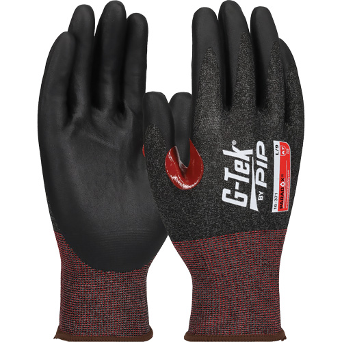 G-Tek&reg; Paradox Seamless Knit Blended Gloves, 2X-Small, 21 Gauge, Nitrile Coated, ASTM ANSI Level A7 Moffatt Supply & Specialties