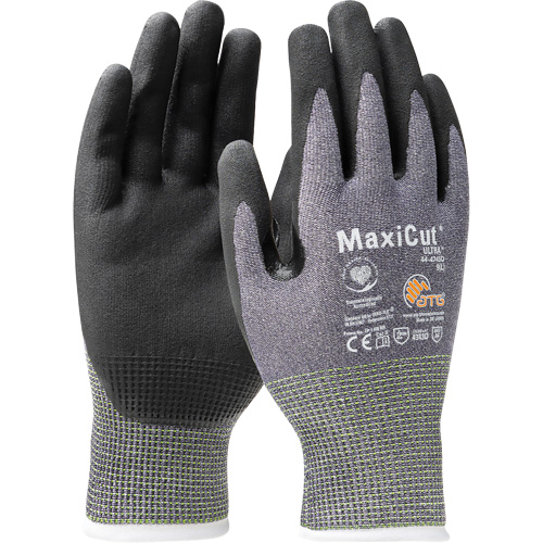 MaxiCut&reg; Ultra Seamless Knit Engineered Yarn Gloves, X-Small, 15 Gauge, Nitrile Coated, ASTM ANSI Level A4/EN 388 Level 3 Moffatt Supply & Specialties