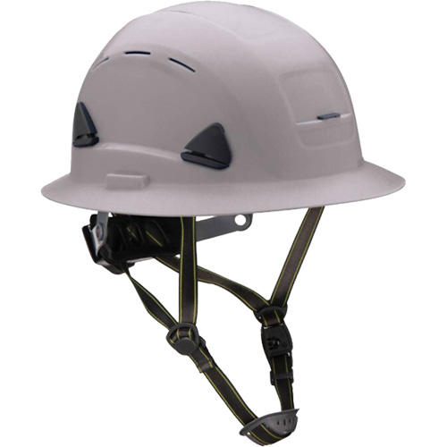 Fibre Metal Climbing Style Helmet with Full Brim, Meets CSA Type 2, Ratchet Suspension, Vented Moffatt Supply & Specialties