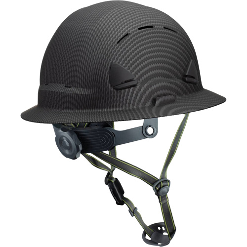 Fibre Metal Climbing Style Helmet with Full Brim, Meets CSA Type 2, Ratchet Suspension, Vented Moffatt Supply & Specialties
