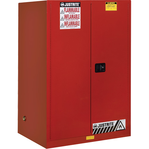 Sure-Grip&reg; EX Flammable Cabinet, 90 Gal., 2 Door, 43" W x 65" H x 34" D Moffatt Supply & Specialties
