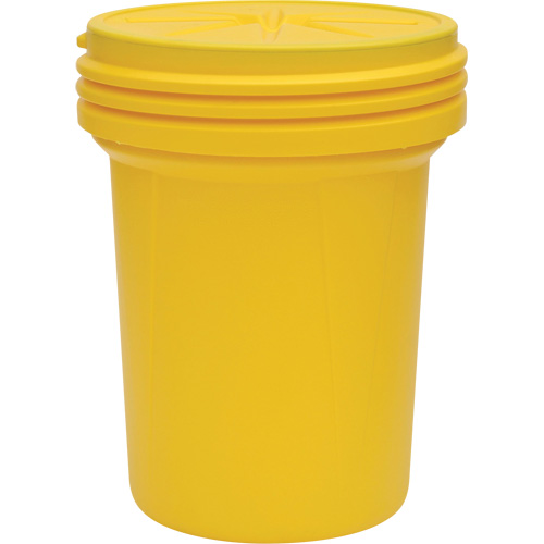Lab Pack Plastic Barrel Drum with Screw-On Lid, 30 US gal., Mobile/Stationary Moffatt Supply & Specialties