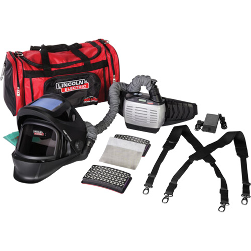 VIKING 3250D FGS&reg; Auto-Darkening PAPR with Extended Battery, Welding Helmet, Lithium-Ion Battery Moffatt Supply & Specialties