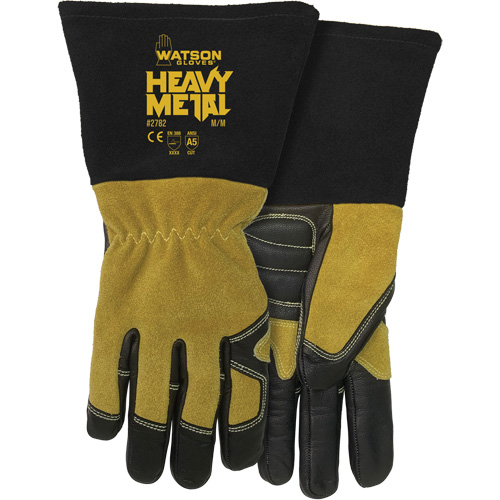 2782 Womans Fired Up MIG/Stick Welding Gloves, Grain Cowhide, Size Small Moffatt Supply & Specialties