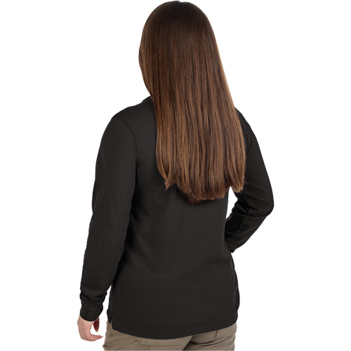 GRIDIRON Long Sleeve Pocket T-Shirt, Women's, X-Small, Grey Moffatt Supply & Specialties