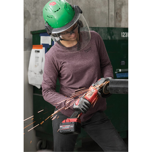 FREEFLEX Long-Sleeve Hybrid T-Shirt, Women's, X-Small, Purple Moffatt Supply & Specialties