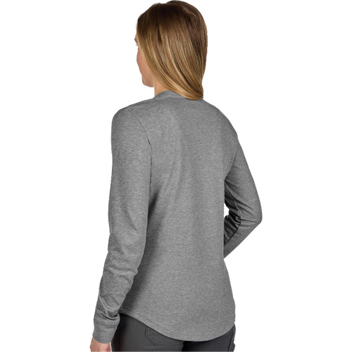 T-shirt hybride &agrave; manches longues FREEFLEX, Femmes, T-petit, Gris Moffatt Supply & Specialties