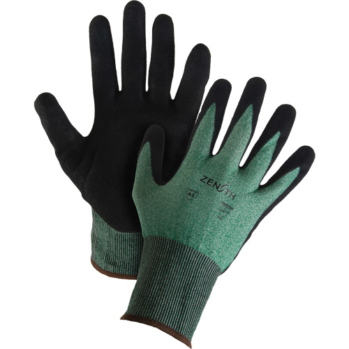 Lightweight High-Dexterity Cut-Resistant Gloves, Size 7, 21 Gauge, Foam Nitrile Coated, Stainless Steel/HPPE Shell, ASTM ANSI Level A3 Moffatt Supply & Specialties
