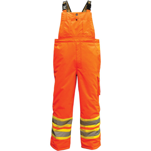 6450PO Freezer 300D Trilobal Overalls, Polyester, Large, High Visibility Orange Moffatt Supply & Specialties