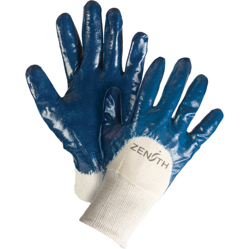 Gants &agrave; doublure interlock de poids moyen, 9/Grand, R&ecirc;vetement Nitrile, Enveloppe en Coton Moffatt Supply & Specialties
