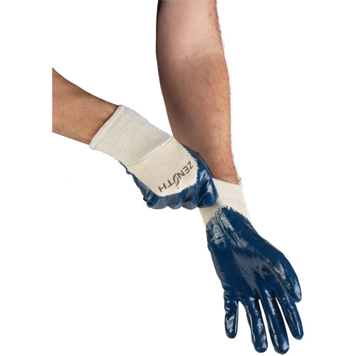 Gants &agrave; doublure interlock de poids moyen, 9/Grand, R&ecirc;vetement Nitrile, Enveloppe en Coton Moffatt Supply & Specialties