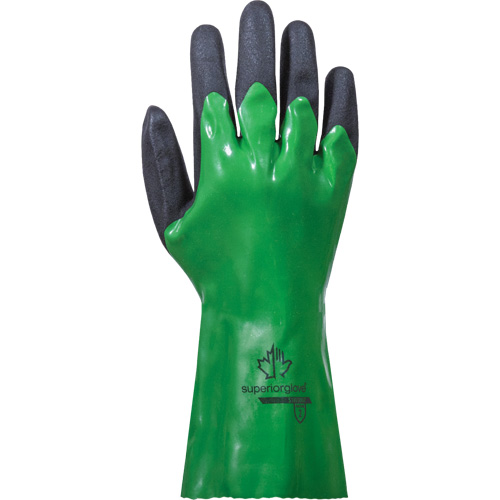 Gants r&eacute;sistants aux produits chimiques SolvStop, Taille 7, 12" lo, PVC Moffatt Supply & Specialties