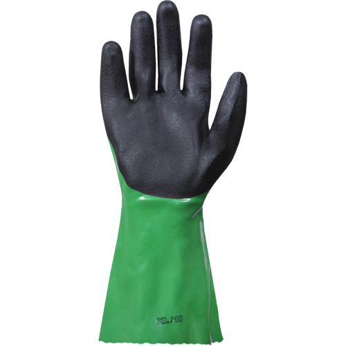 Gants r&eacute;sistants aux produits chimiques SolvStop, Taille 7, 12" lo, PVC Moffatt Supply & Specialties