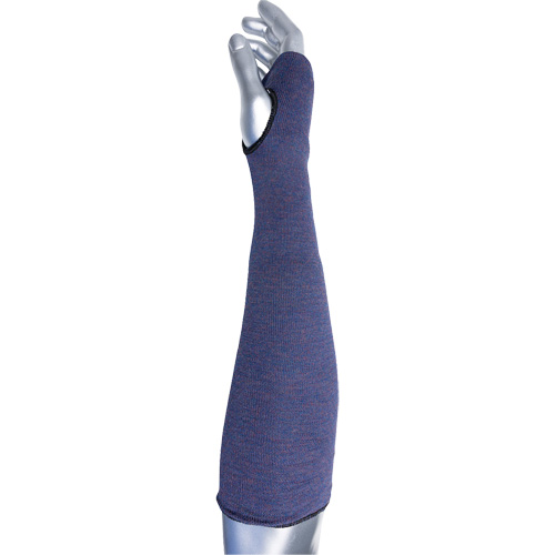 Manchette ASP &agrave; 2 plis avec trou pour pouce ECO Series Kut Gard, Aramide, 14", ASTM ANSI niveau A3, Mauve Moffatt Supply & Specialties