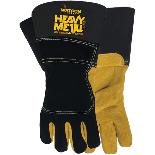 Black Velvet Winter Heavy Metal Welding Gloves, Size Small, Split Elkhide Shell, ASTM ANSI Level A5 Moffatt Supply & Specialties