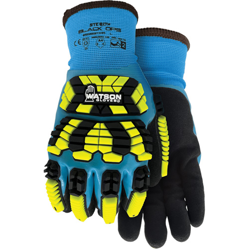 9393TPR Stealth Black Ops Winter Impact Gloves, Small, Foam Latex Palm, Knit Wrist Cuff Moffatt Supply & Specialties