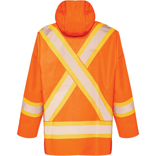 R804 Hurricane Rain Jacket, Small, High Visibility Orange Moffatt Supply & Specialties