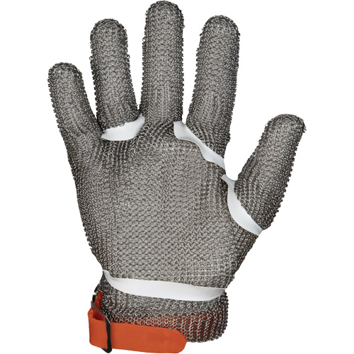 Gants en maille m&eacute;tallique MMG conformes aux normes alimentaires, Taille 2T-petit, Enveloppe en Acier inoxydable, ASTM ANSI niveau A9 Moffatt Supply & Specialties