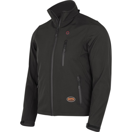 Heated Soft-Shell Jacket, Men's, Small, Black Moffatt Supply & Specialties