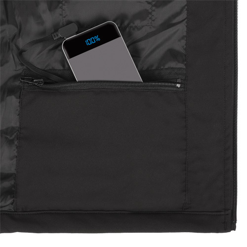 Heated Soft-Shell Jacket, Men's, Small, Black Moffatt Supply & Specialties