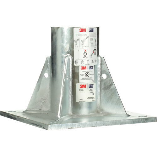 DBI-SALA&reg; Confined Space Floor Mount Base, Galvanized Moffatt Supply & Specialties