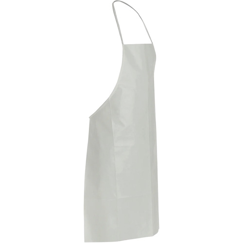 Bib Apron, ProShield&reg; 50, White, 28" W x 36" L Moffatt Supply & Specialties