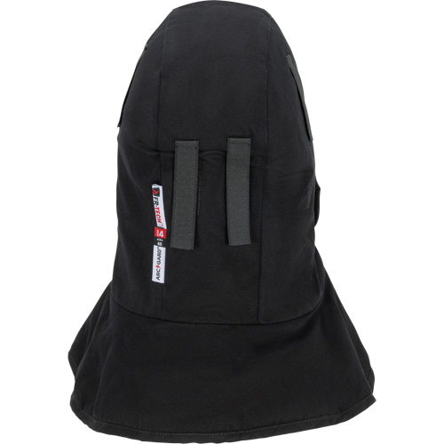 Pioneer 765A Flame-Resistant Quilted Hard Hat Liner with Long Neck & Detachable Mouthpiece, Black/Grey, Cotton/FR-Tech&reg;/Modacrylic/Nylon Moffatt Supply & Specialties