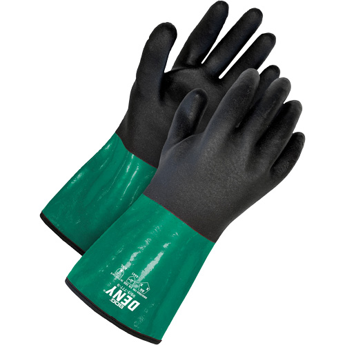 Gants r.sistant aux produits chimiques avec doublure r&eacute;sistante &agrave; la coupe, Taille 10/T-Grand, 12" lo, PVC Moffatt Supply & Specialties