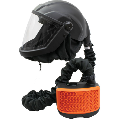 PEAKAIR DEFENDER Visor Powered Air-Purifying Respirator with Blower Kit, Facepiece Respirator, Lithium-Ion Battery Moffatt Supply & Specialties