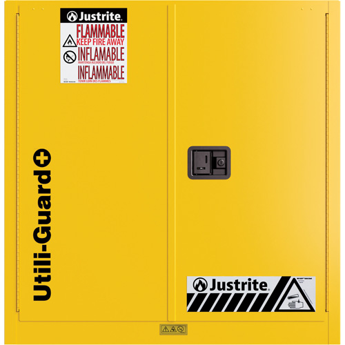 Armoire de s&eacute;curit&eacute; pour produits inflammables Utili-Guard+, 30 gal., 1 Porte(s), 43" La x 44" h x 22" p Moffatt Supply & Specialties