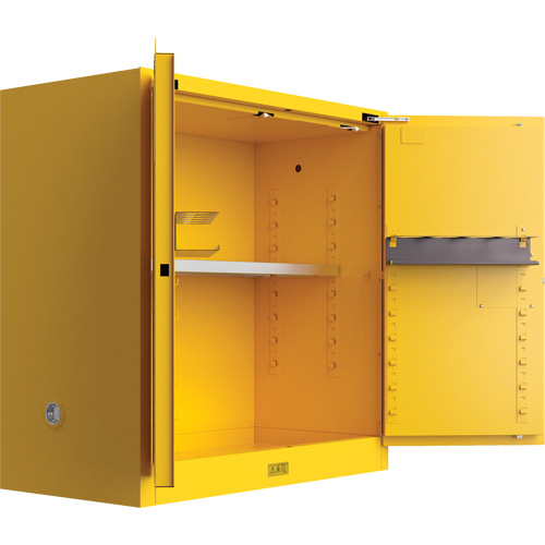 Armoire de s&eacute;curit&eacute; pour produits inflammables Utili-Guard+, 30 gal., 1 Porte(s), 43" La x 44" h x 22" p Moffatt Supply & Specialties