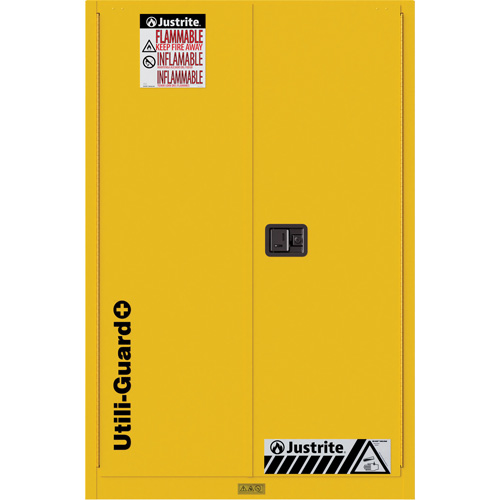 Armoire de s&eacute;curit&eacute; pour produits inflammables Utili-Guard+, 90 gal., 2 Porte(s), 43" La x 65" h x 37" p Moffatt Supply & Specialties