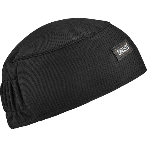 Chill-Its 6630 High-Performance Skull Cap with Terry Cloth Sweatband, Black Moffatt Supply & Specialties