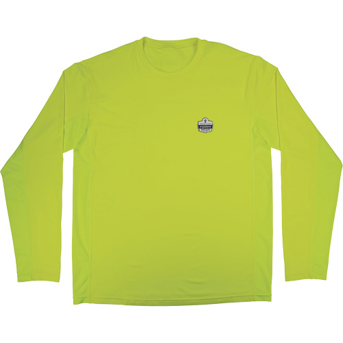 Chill-Its 6689 Cooling Long Sleeve Sun Shirt with UV Protection, High-Visibility Lime-Yellow, X-Large Moffatt Supply & Specialties