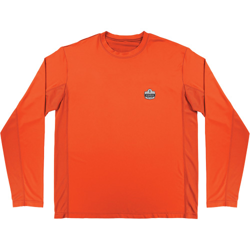 Chill-Its 6689 Cooling Long Sleeve Sun Shirt with UV Protection, Orange, X-Large Moffatt Supply & Specialties