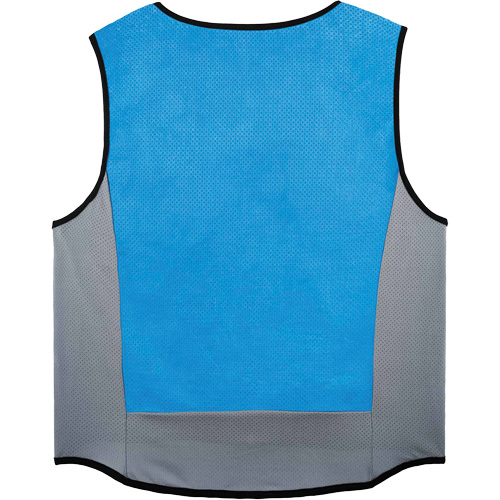 Chill-Its 6667 Wet Evaporative Cooling Vest with Zipper Closure, 4X-Large, Blue Moffatt Supply & Specialties
