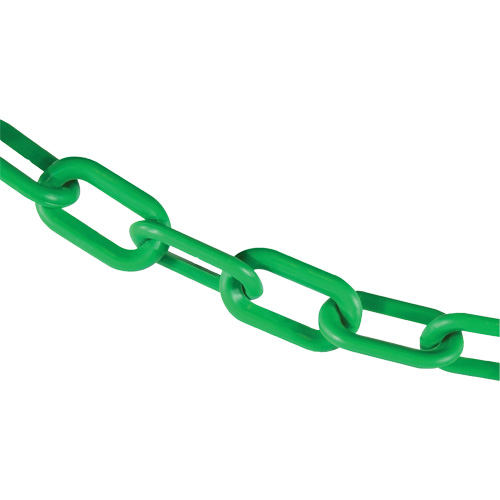Plastic Barrier Chain, Green Moffatt Supply & Specialties